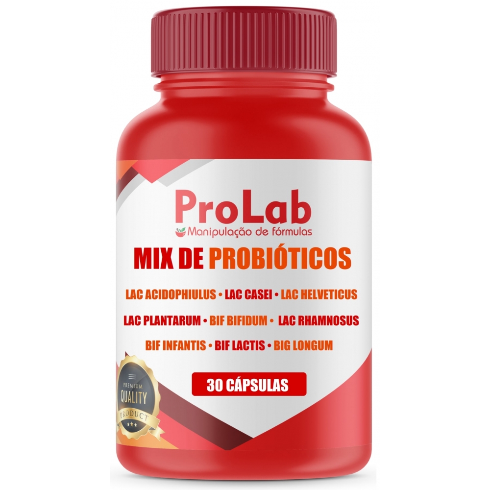 Mix De Probióticos 30 Doses - Saúde Flora Intestinal