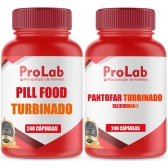 Pillfood Turbo Com 240 Cáps + Pantofar Turbo Com 240 Cáps