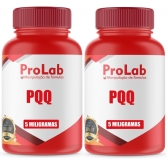 Pqq Pirroloquinolinaquinona 5mg - Kit 2 Frascos 60 Cáps Cada