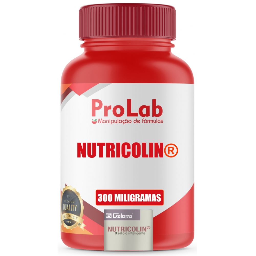 Nutricolin® 300mg - 180 Cápsulas - Com Selo De Autenticidade