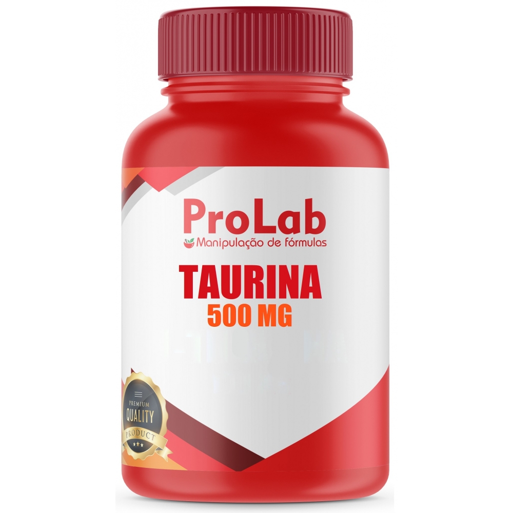 Taurina 500mg Com 120 Cápsulas
