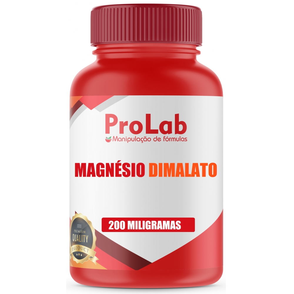 Magnésio Dimalato 200 Mg Com 120 Cápsulas