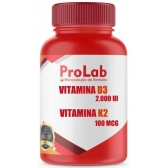 Vitamina K2 Mk7 100mcg + Vitamina D3 2.000 Ui 120 Cápsulas