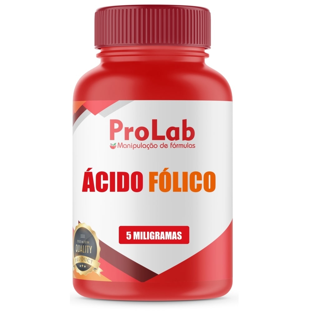 Ácido Fólico 5 Mg Com 60 Cápsulas