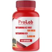 Vitamina K2 Mk7 100mcg + Vitamina D3 5.000ui 120 Cápsulas