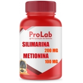 Silimarina 200mg + Metionina 100mg Com 60 Cápsulas