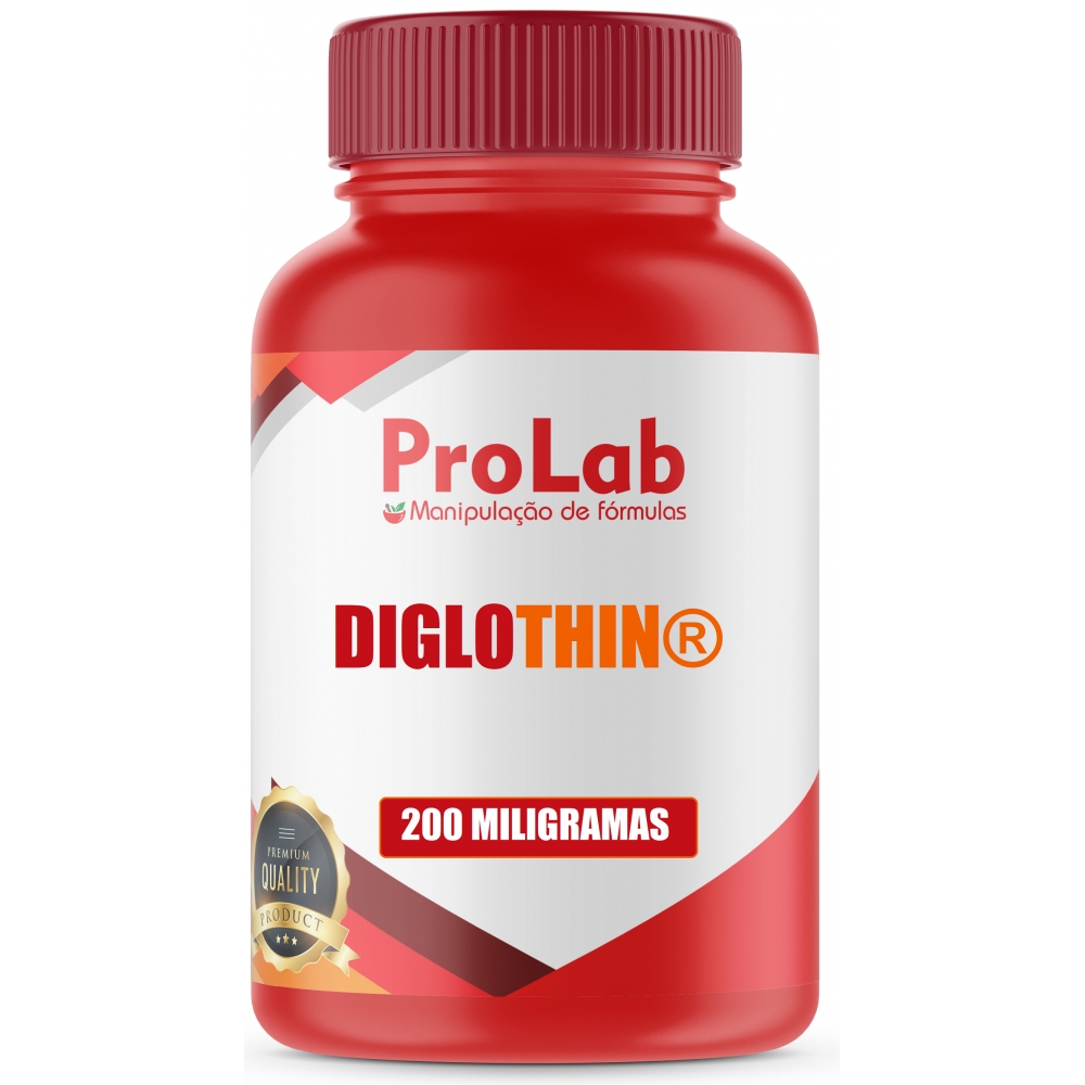 Diglothin 200 Mg Com 60 Cápsulas - Autêntico