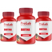 Biotina 3 Mg (3 Potes) Com 60 Cápsulas Cada