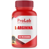 L - Arginina 500 Mg (Vaso Dilatador) Com 120 Cápsulas