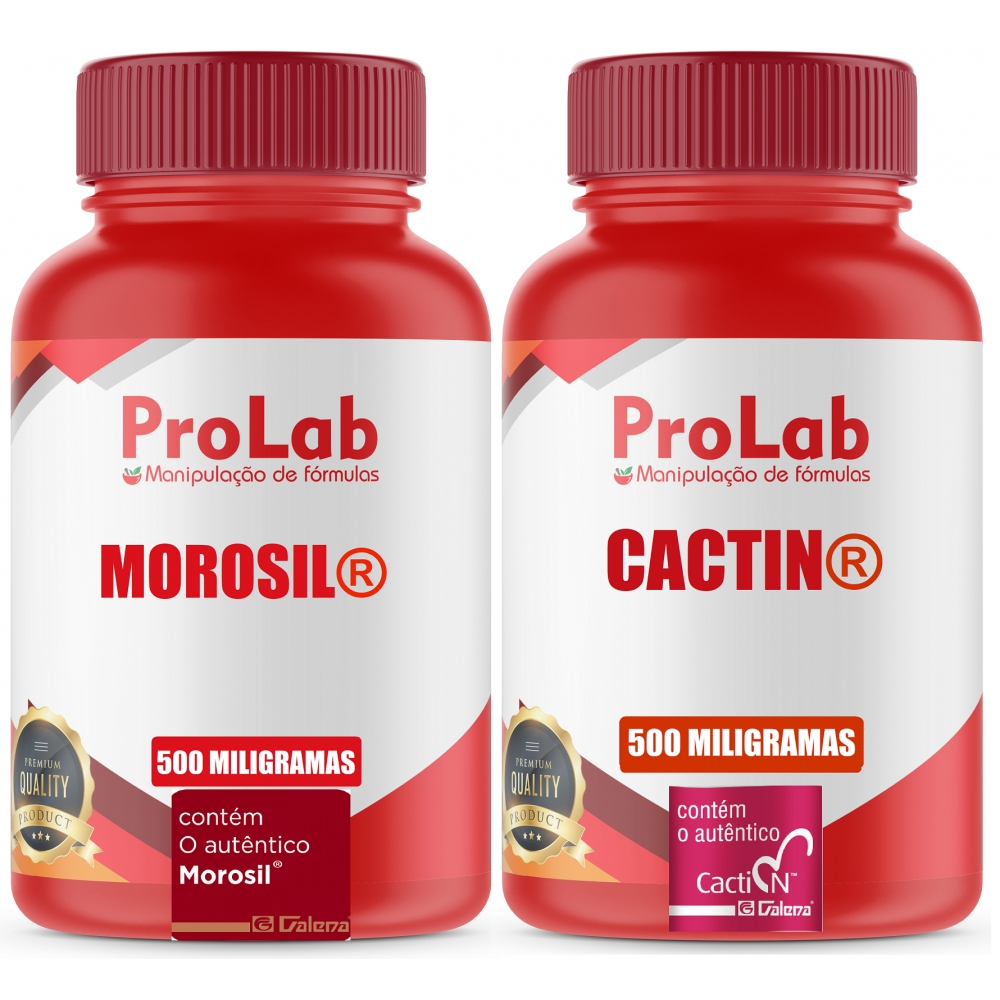 Morosil 500mg 30 Cápsulas + Cactin 500mg 30 Cápsulas Kit